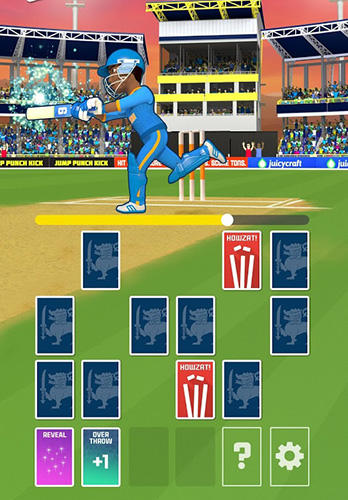 Gameplay of the T20 card cricket for Android phone or tablet.