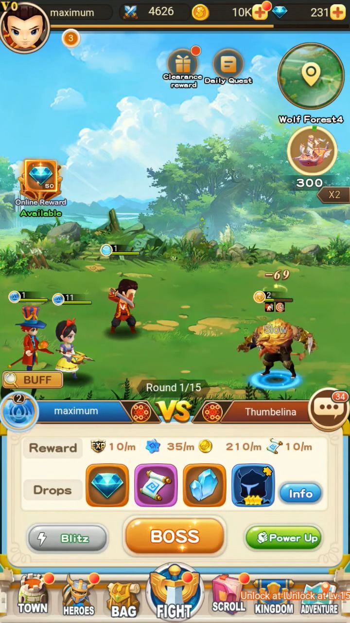 Gameplay of the Tales of Fairy Empire for Android phone or tablet.