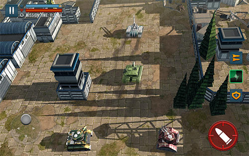 Gameplay of the Tank battle heroes for Android phone or tablet.