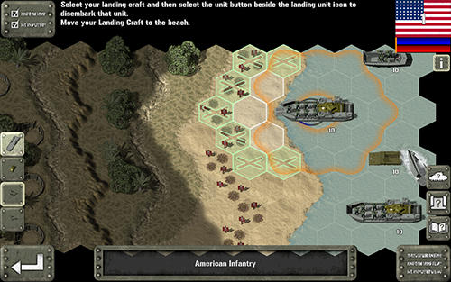 Gameplay of the Tank battle: Pacific for Android phone or tablet.