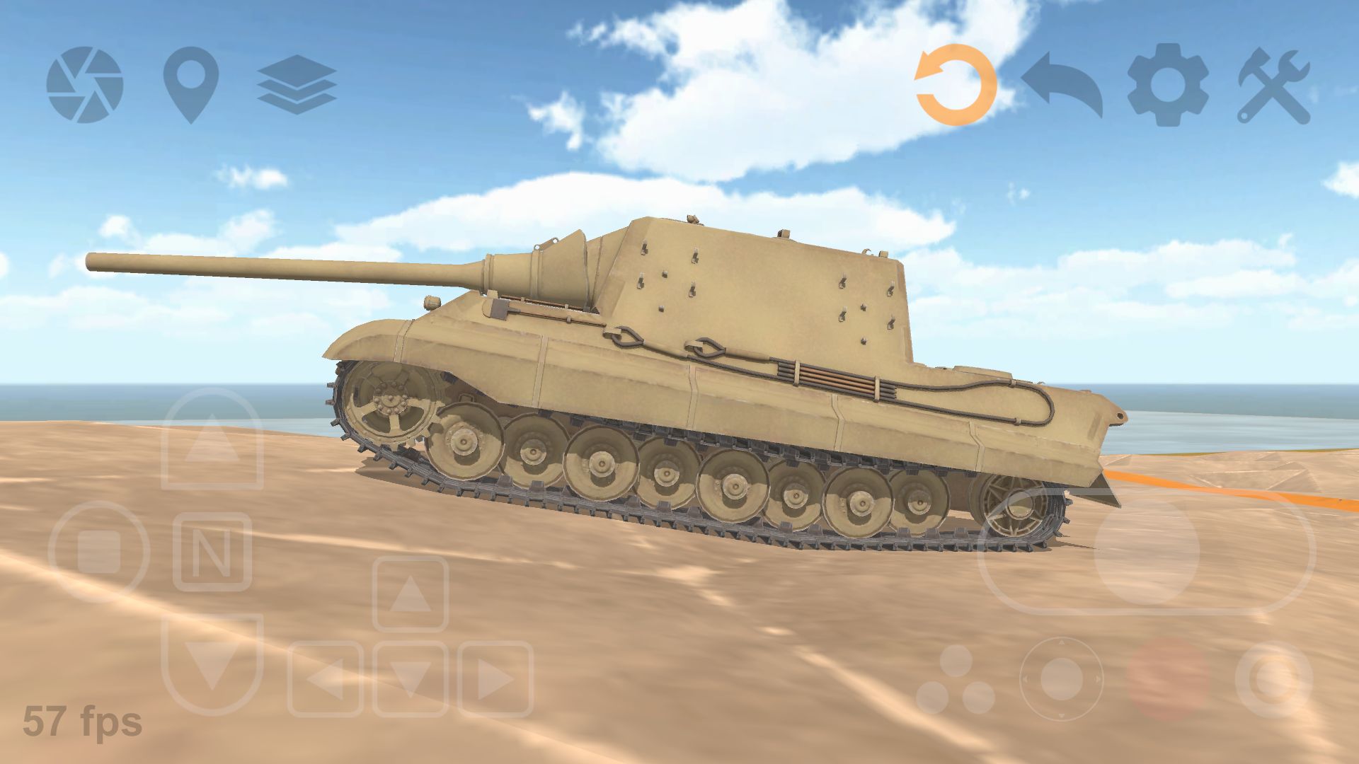 Gameplay of the Tank Physics Mobile Vol.3 for Android phone or tablet.
