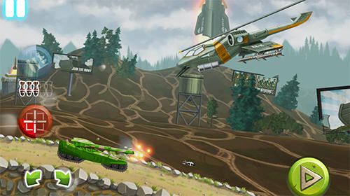 Gameplay of the Tank race: WW2 shooting game for Android phone or tablet.