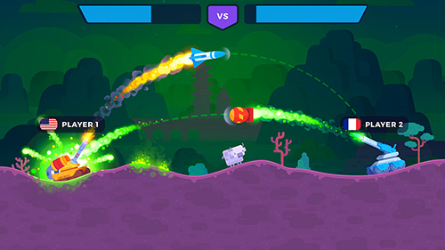 Gameplay of the Tank shock for Android phone or tablet.