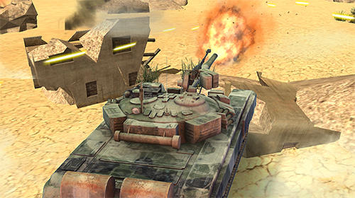 Gameplay of the Tank shooting attack 2 for Android phone or tablet.