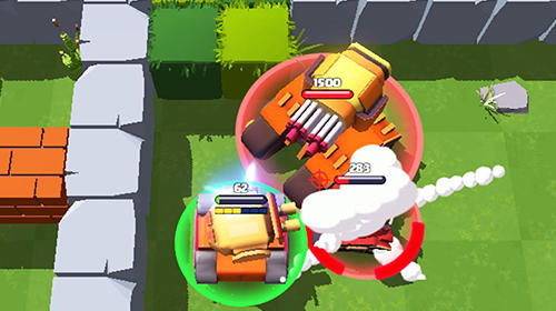 Gameplay of the Tank shooting: Survival battle for Android phone or tablet.