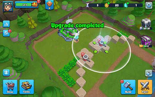 Gameplay of the Tankcraft 3: Commander for Android phone or tablet.