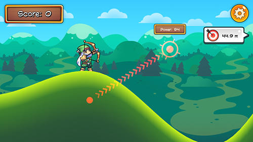 Gameplay of the Tap archer for Android phone or tablet.