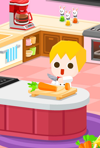 Gameplay of the Tap chef: Fabulous gourmet for Android phone or tablet.