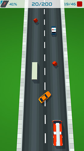 Gameplay of the Tap tap cars for Android phone or tablet.