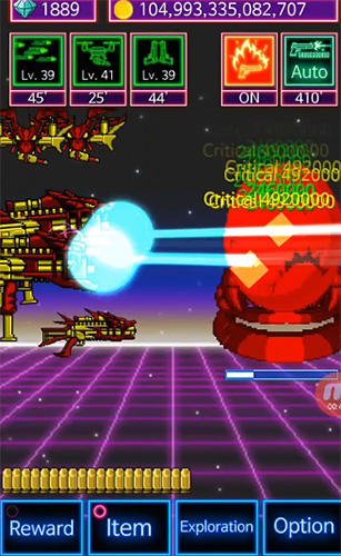 Gameplay of the Tap tap gun for Android phone or tablet.