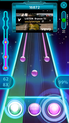 Gameplay of the Tap tap reborn 2: Popular songs for Android phone or tablet.
