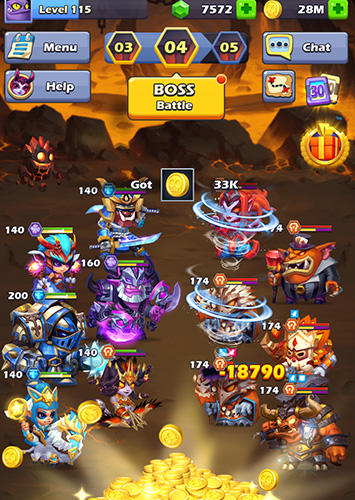 Gameplay of the Taptap heroes for Android phone or tablet.