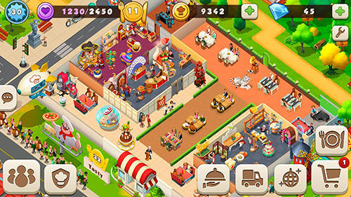 Gameplay of the Tasty town for Android phone or tablet.