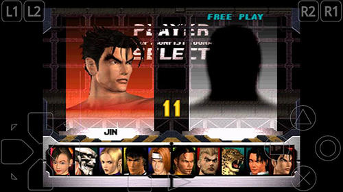 Gameplay of the Tekken 3 for Android phone or tablet.