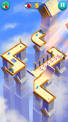 Gameplay of the Temple roll for Android phone or tablet.