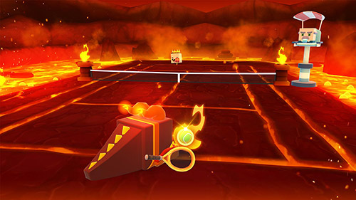 Gameplay of the Tennis bits for Android phone or tablet.
