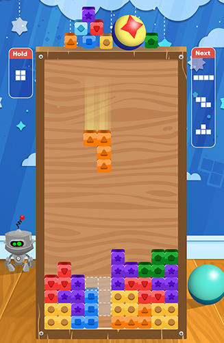 Gameplay of the Tetris royale for Android phone or tablet.