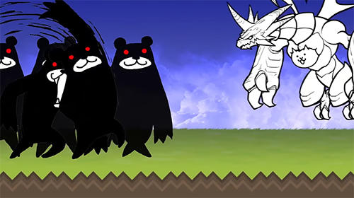 Gameplay of the The battle cats for Android phone or tablet.