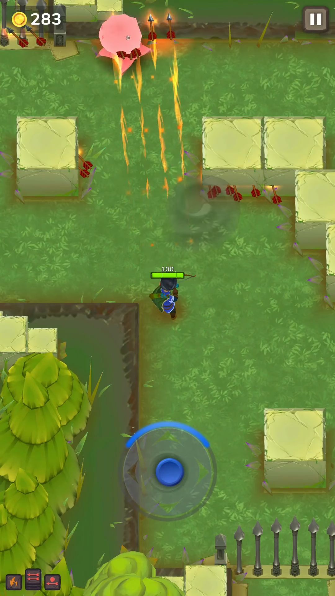 Gameplay of the The Beaten Path for Android phone or tablet.