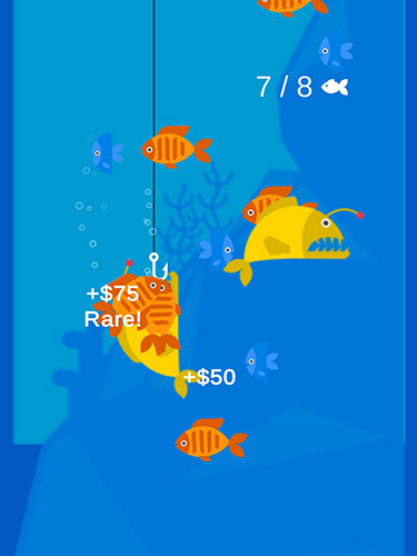 Gameplay of the The fish master! for Android phone or tablet.