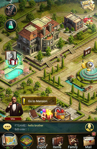 Gameplay of the The godfather: Family dynasty for Android phone or tablet.