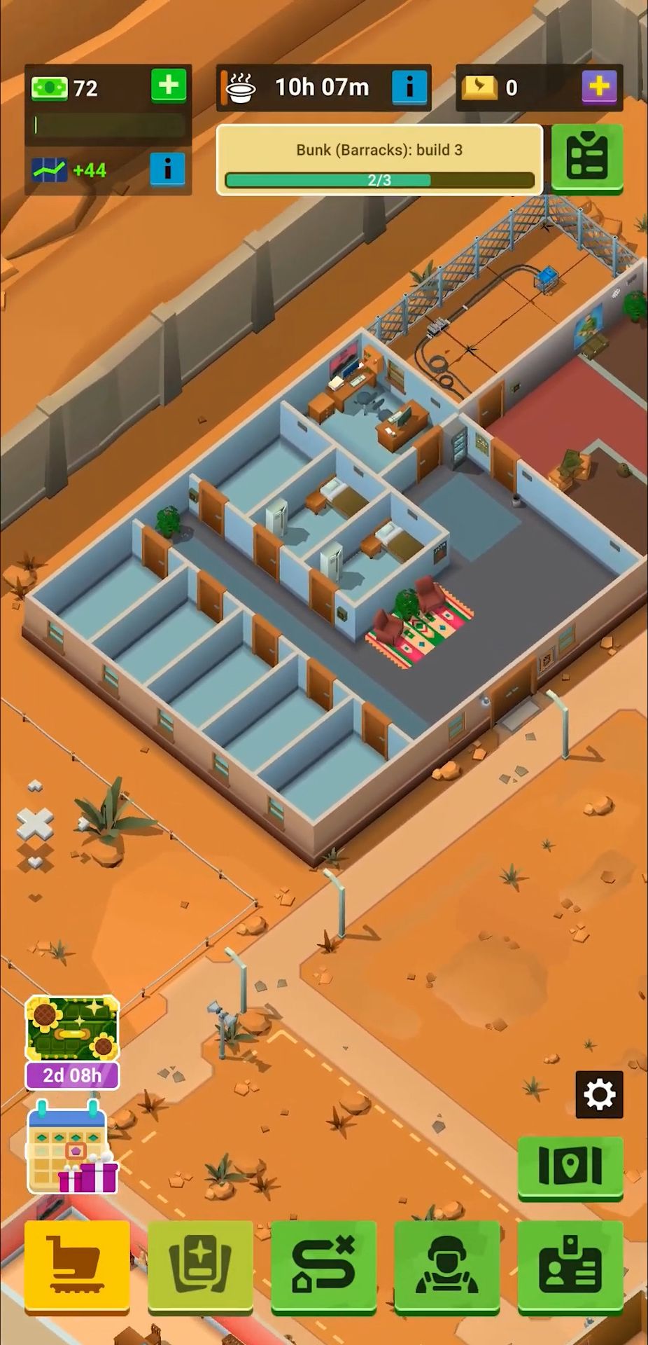 Gameplay of the The Idle Forces: Army Tycoon for Android phone or tablet.