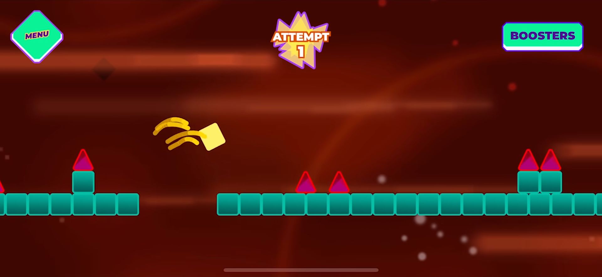 Gameplay of the The Impossible Game 2 for Android phone or tablet.