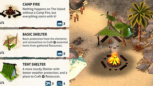 Gameplay of the The island: Survival challenge for Android phone or tablet.