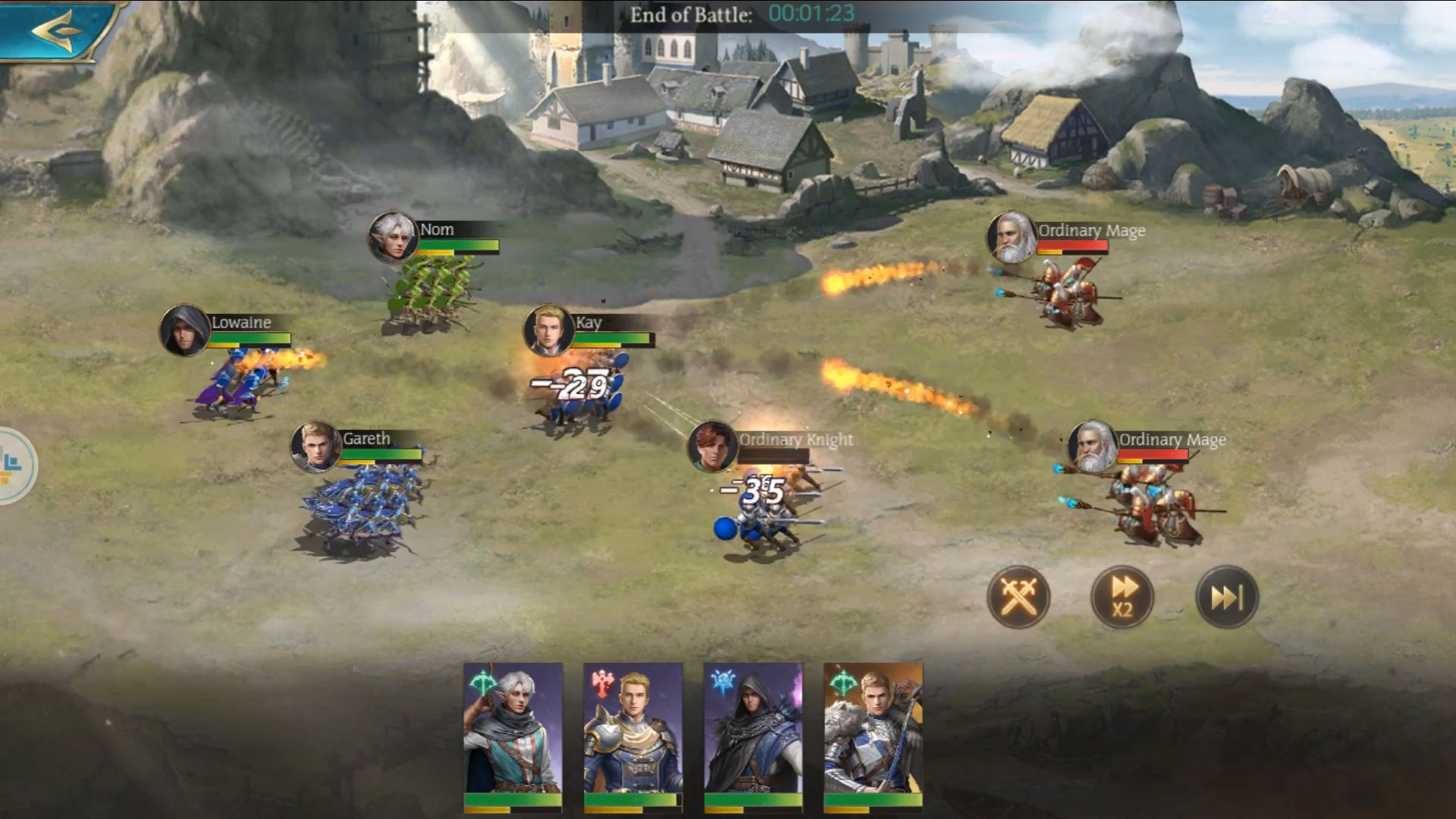 Gameplay of the The King Arthur for Android phone or tablet.