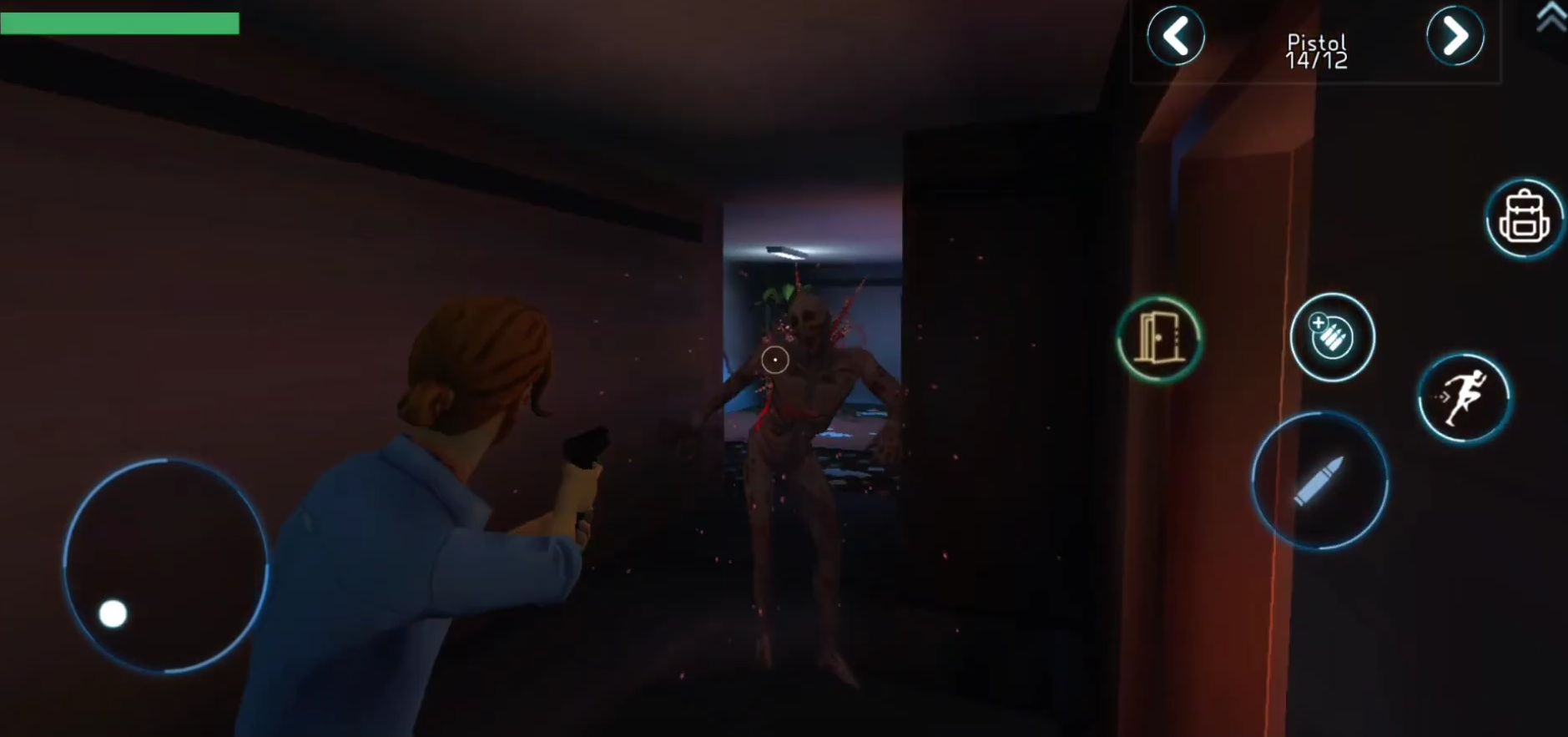 Gameplay of the The Last Survivor: Zombie Game for Android phone or tablet.