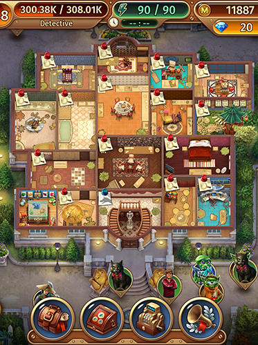Gameplay of the The new mystery manor: Hidden objects for Android phone or tablet.