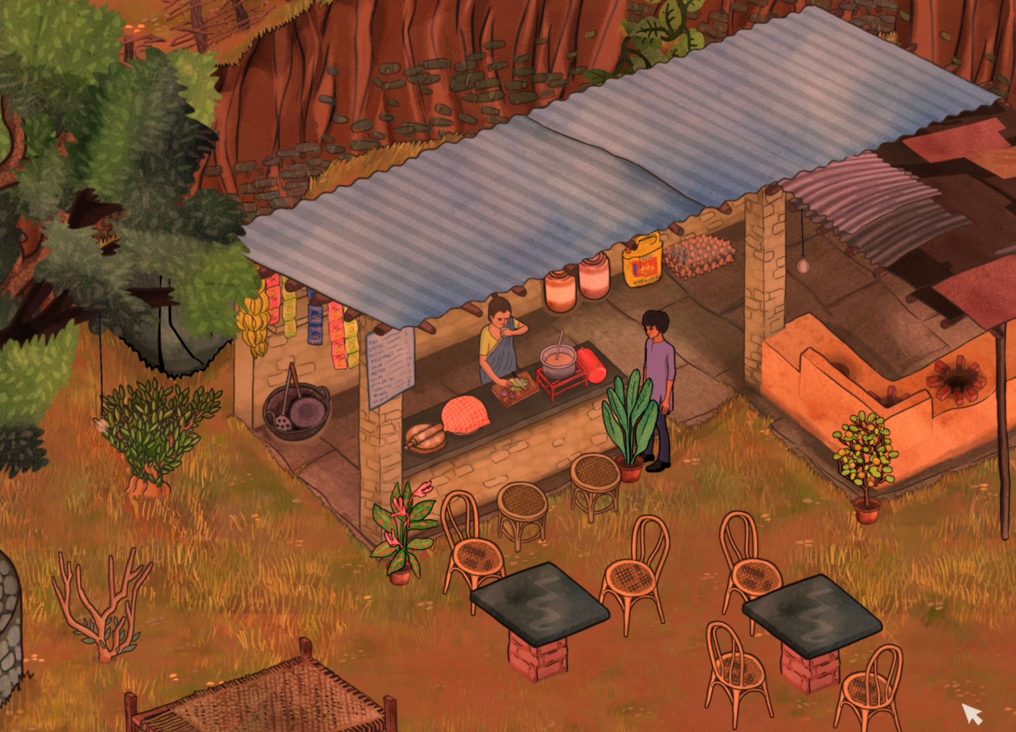 Gameplay of the The Palace on the Hill for Android phone or tablet.
