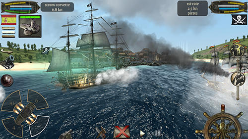 Gameplay of the The pirate: Plague of the dead for Android phone or tablet.