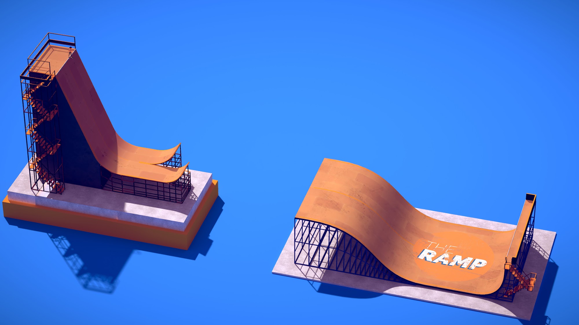 Gameplay of the The Ramp for Android phone or tablet.