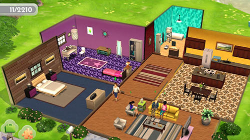 Gameplay of the The sims: Mobile for Android phone or tablet.