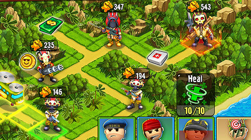 Gameplay of the The troopers for Android phone or tablet.