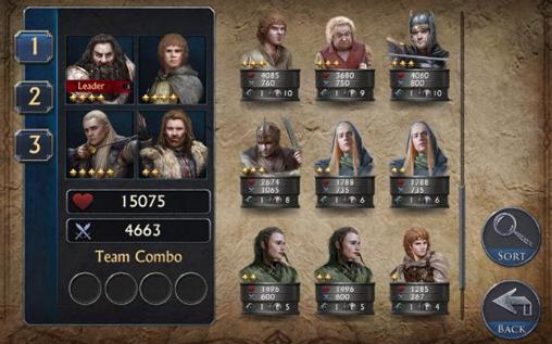 Full version of Android apk app The Lord of the rings: Legends of Middle-earth for tablet and phone.