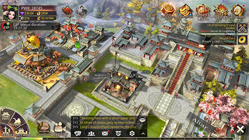 Gameplay of the Three kingdoms: Epic war for Android phone or tablet.