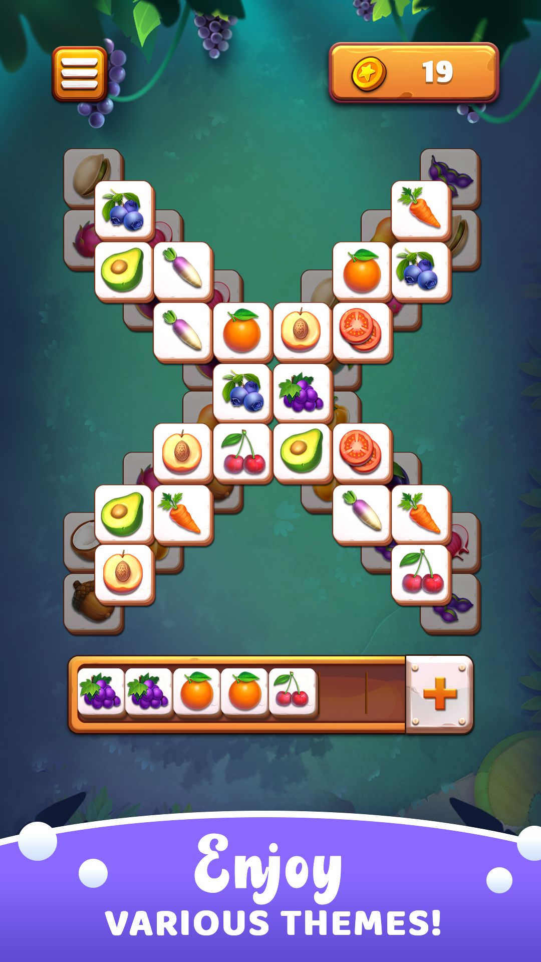 Gameplay of the Tile Match: Fun Triple Connect for Android phone or tablet.