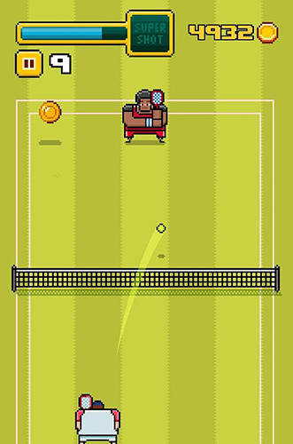 Gameplay of the Timber tennis for Android phone or tablet.