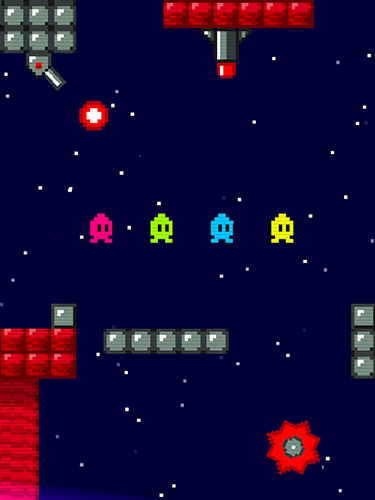 Gameplay of the Tiny alien for Android phone or tablet.