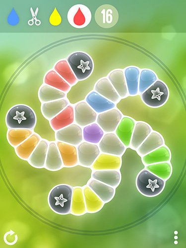 Gameplay of the Tiny bubbles for Android phone or tablet.