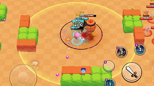 Gameplay of the Tiny heroes: Magic clash for Android phone or tablet.
