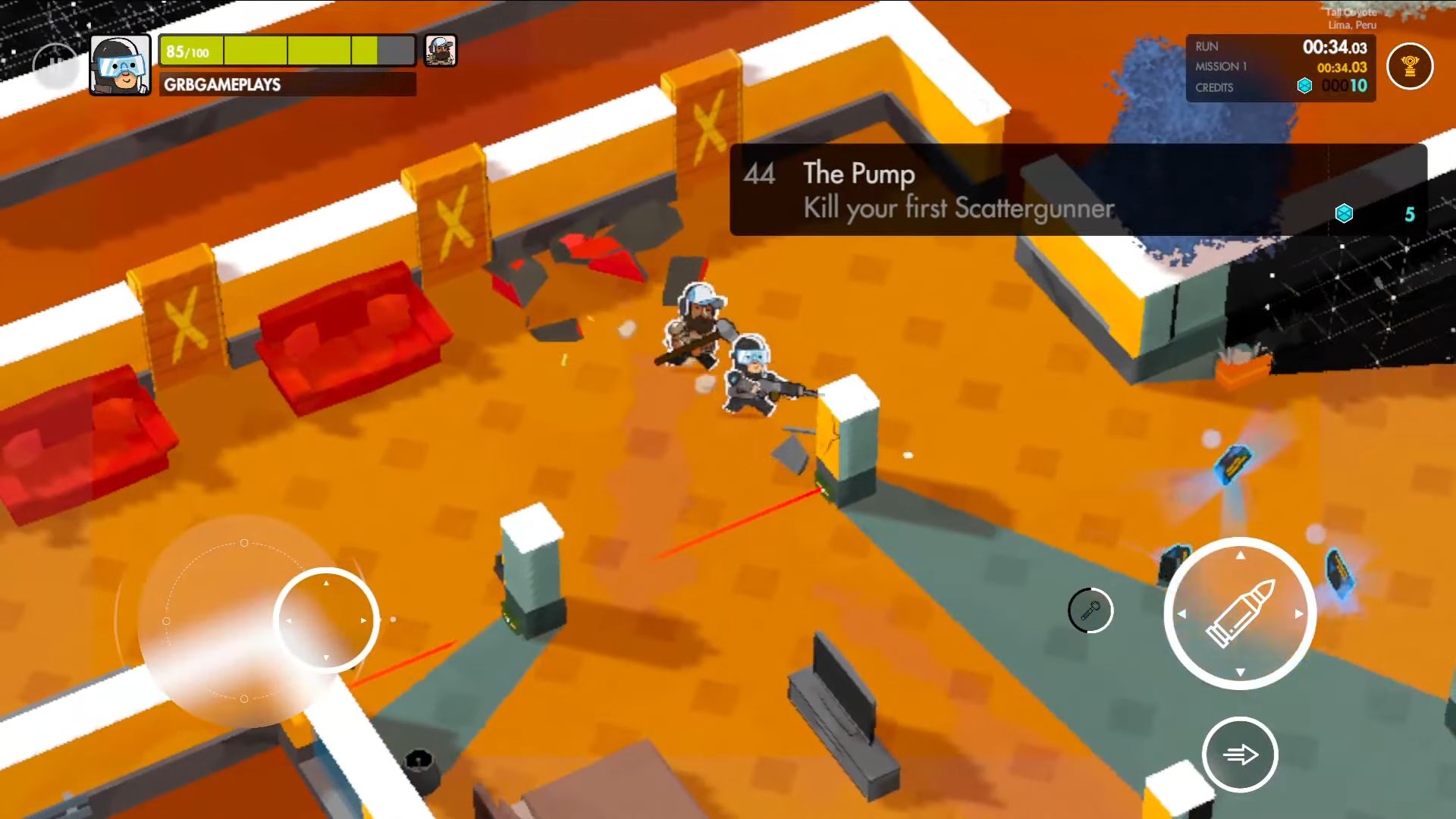 Gameplay of the Tiny for Android phone or tablet.