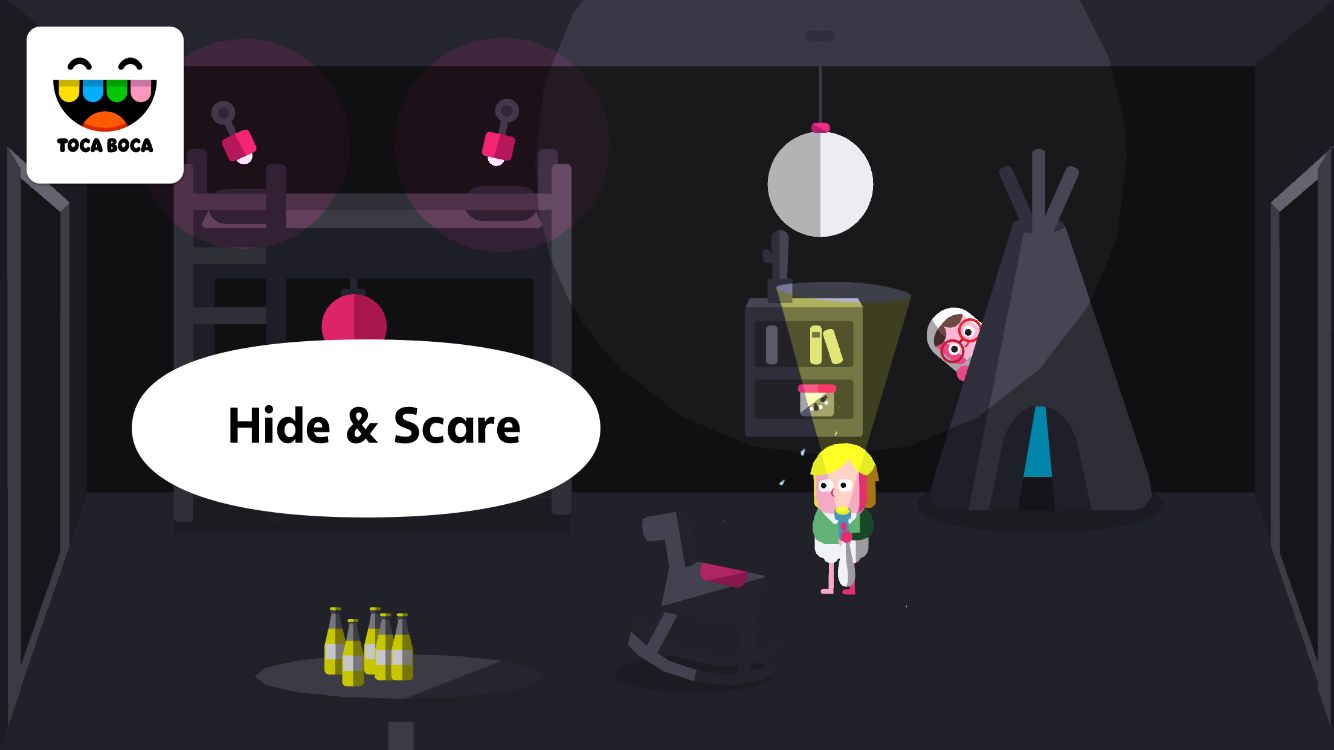 Gameplay of the Toca Boo for Android phone or tablet.