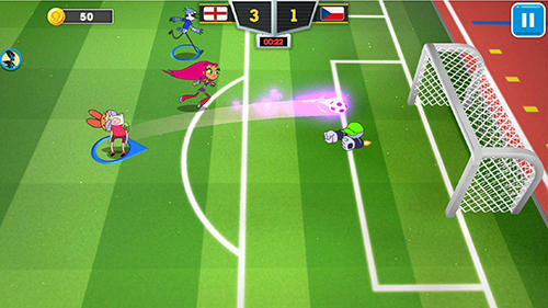 Gameplay of the Toon cup 2018: Cartoon network’s football game for Android phone or tablet.