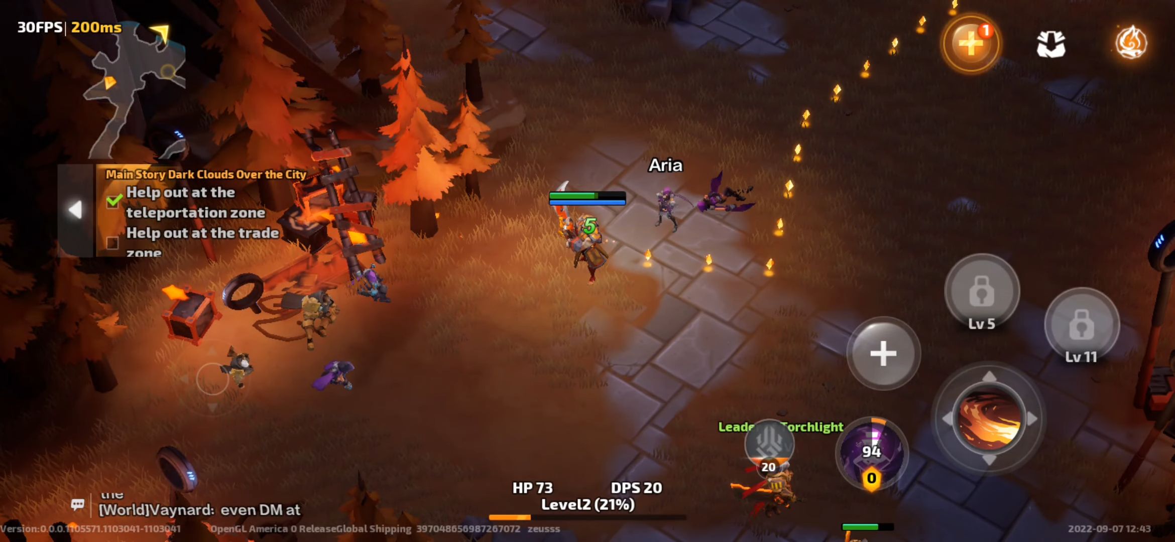 Gameplay of the Torchlight: Infinite for Android phone or tablet.