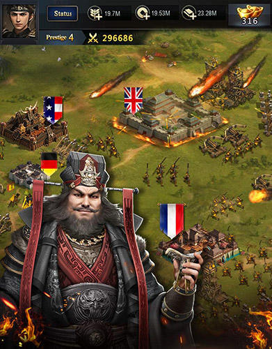 Gameplay of the Total warfare: Epic three kingdoms for Android phone or tablet.