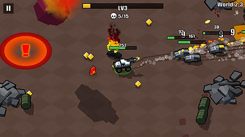 Gameplay of the Tough road for Android phone or tablet.