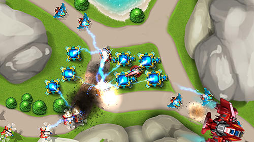 Gameplay of the Tower defense: Alien war TD 2 for Android phone or tablet.